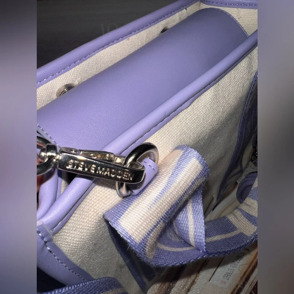 STEVE MADDEN Lavender Webber Tote - Picture 6 of 8